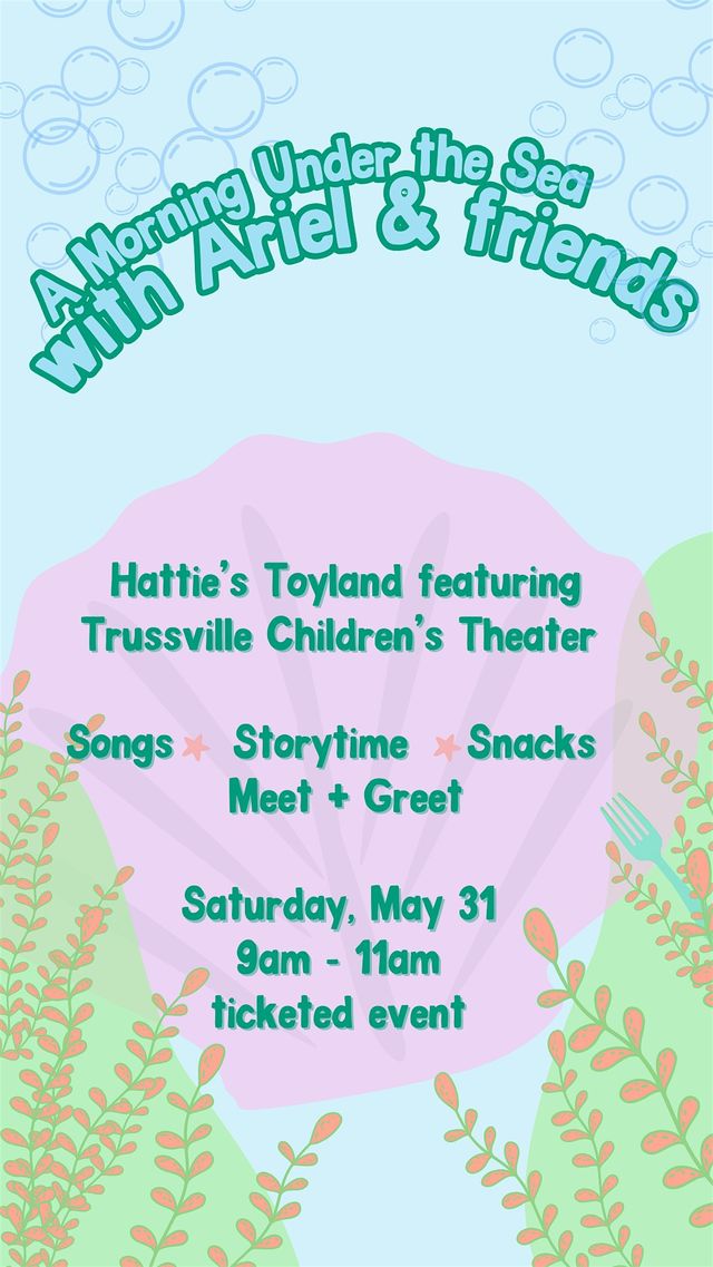 A Morning Under the Sea with Ariel & Friends | 165 Morrow Ave suite 105