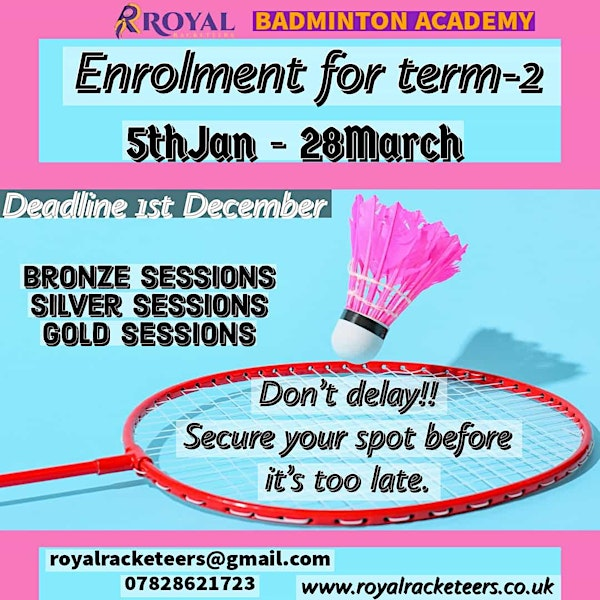Badminton coaching sessions | Slough