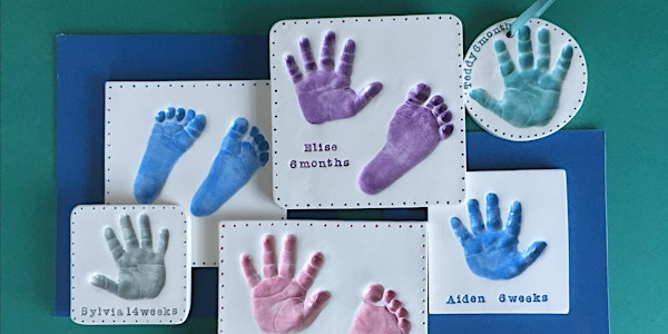 Baby clay imprint session, BS3 | Poppy Ceramics Mobile Studio