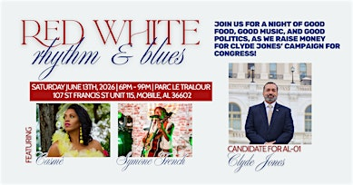 Red, White, Rhythm & Blues Fundraiser For Clyde Jones | Parc Le Tralour- Food Hall & Event Space