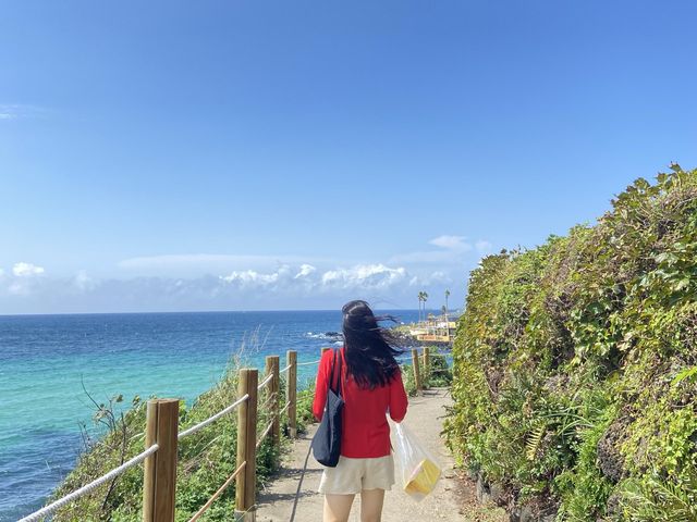 💙제주의 에메랄드 빛 바다를 잔뜩 눈에 담을 수 있는 곳 ‘한담해안산책로’💙