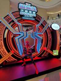 銅鑼灣希慎廣場同蜘蛛俠展售