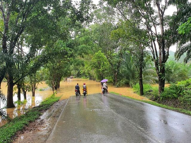 FLOOD IN FELDA ARING