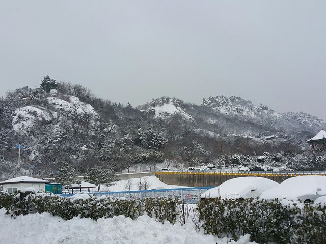 유달산 설산