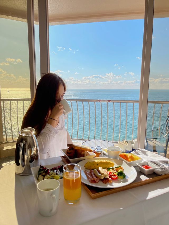 해운대 오션뷰를 보면서 먹는 조식🍽 파라다이스호텔 부산