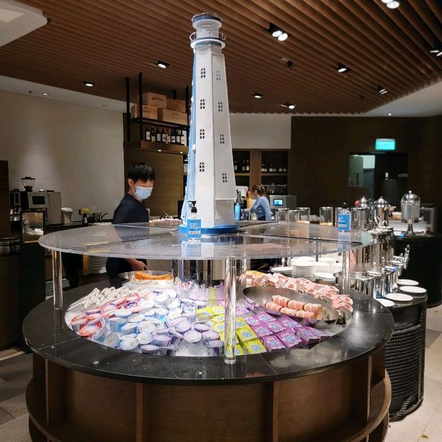 海洋公園萬豪酒店的自助早餐👍