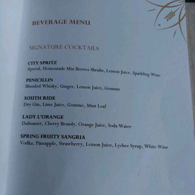 Special Menu @ Pasola Ritz