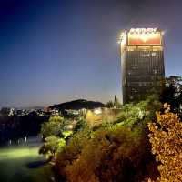 day and night view of Podgorica 