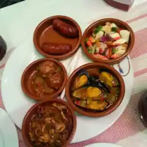 La Rambla and food in Barcelona 