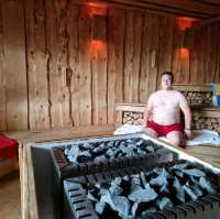 Ready for this? Bavaria Sauna