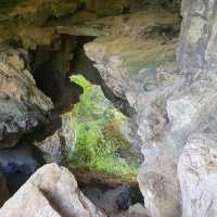 Hiking in Binlang Valley Scenic area