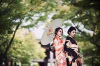 Kyoto's Nanzenji Temple is the preferred location for kimono photography.