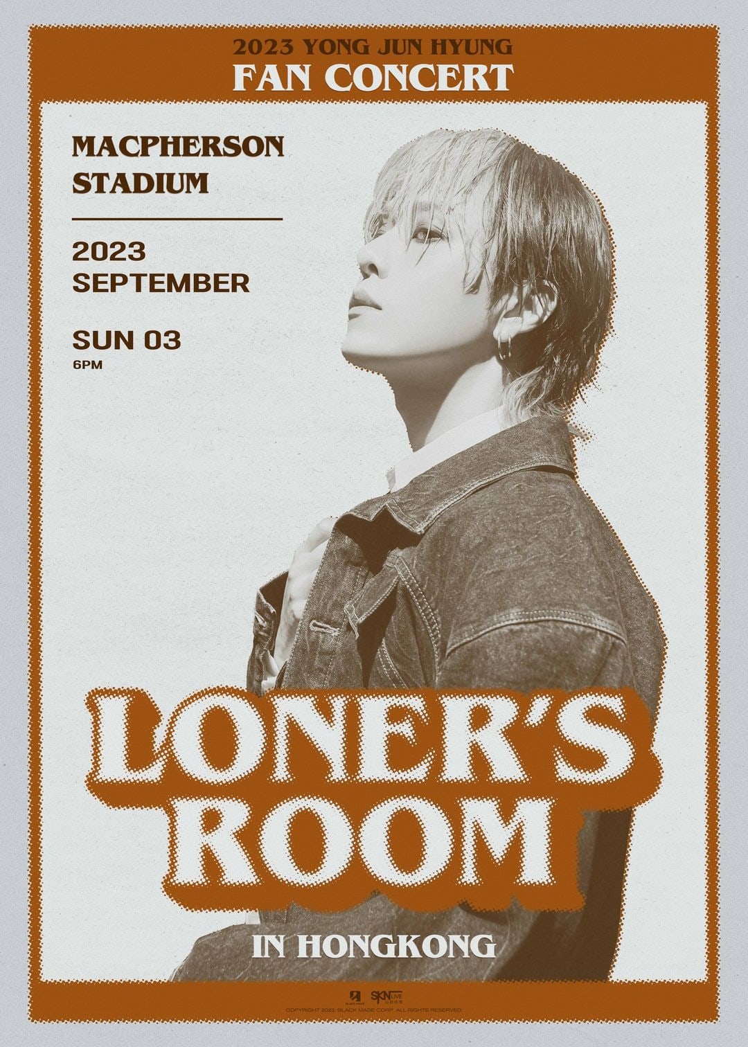 龍俊亨粉絲演唱會2023香港站｜YONG JUN HYUNG FAN CONCERT [LONER's ROOM] IN HONG KONG | 麥花臣場館 