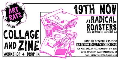 COLLAGE and ZINE MAKING with ART RATS | Radical Roasters Coffee Roasters