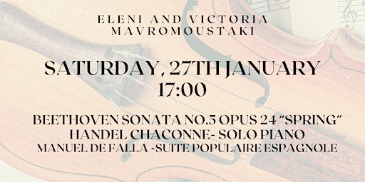 Violin & Piano recital | St. Augustine's Church and Centre, Saint Augustines Avenue, South Croydon, UK