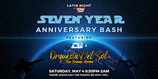 7 Year Ann. Salsa/Bachata Bash ft. Orquesta Del Sol | The Duce