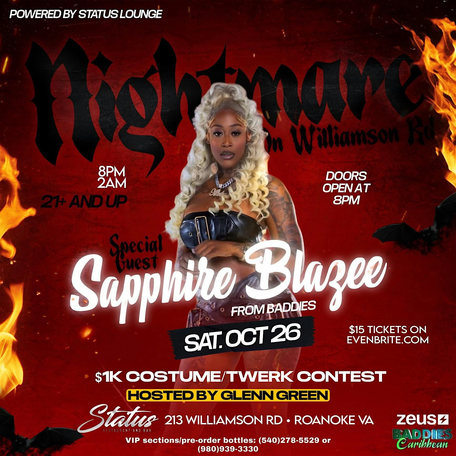 Nightmare on Williamson Feat. Sapphire Blazee | 213 Williamson Rd SE