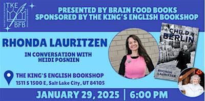 Rhonda Lauritzen | A Child in Berlin | The King's English Bookshop