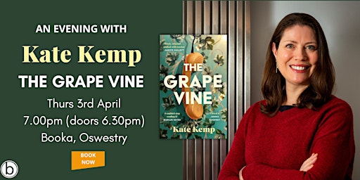 The Grapevine - An Evening with Kate Kemp | Booka