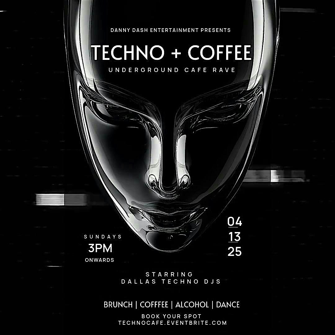 Techno + Coffee Underground Cafe Rave | Toasted Coffee + Kitchen