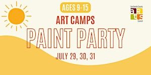 SUMMER ART CAMP: Paint Party (ages 9-15) | Art Depot
