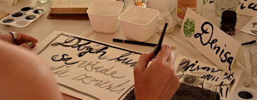 Brush it Bold - India Ink Workshop | Pocket cafe bar