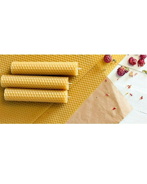 SIP & MAKE: Create Beeswax Candles | Pinstripes