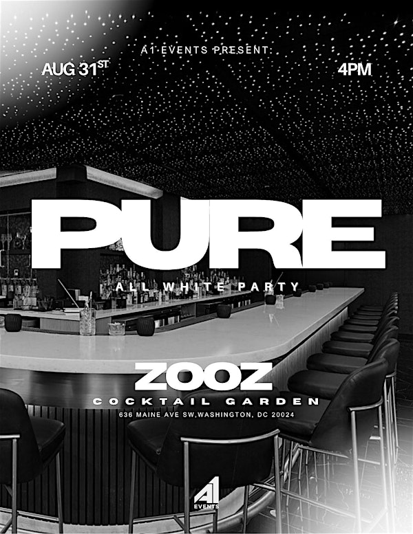 PURE | The ALL WHITE Labor Day Party at Zooz | ZOOZ
