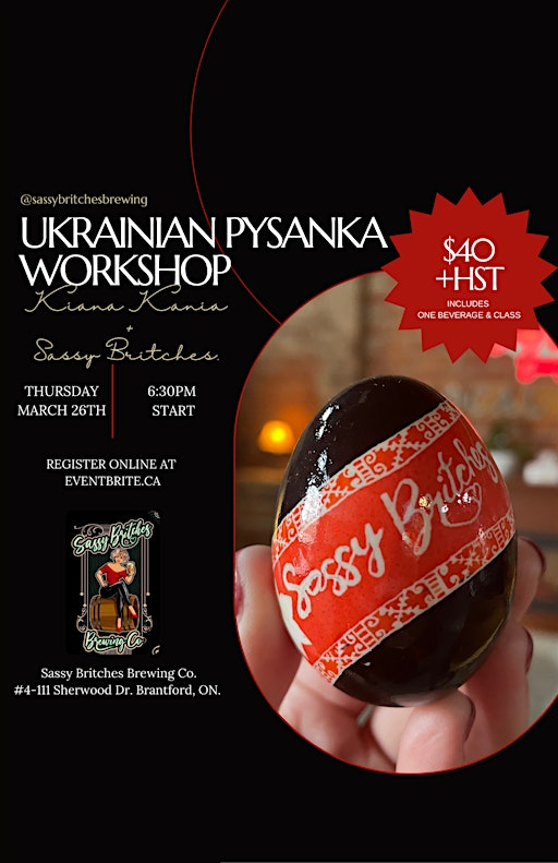 Ukrainian Pysanka Workshop | Sassy Britches Brewing Co.