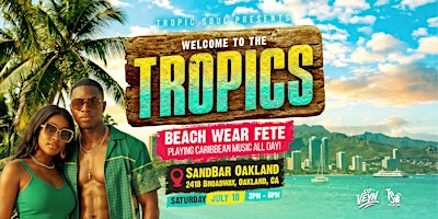 WELCOME TO THE TROPICS | sandbar