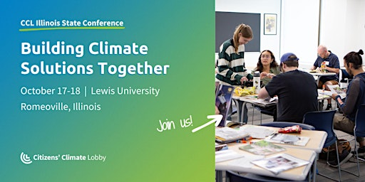 CCL Illinois State Conference: Building Climate Solutions Together | Lewis University