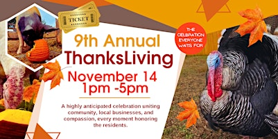 FCFS ThanksLiving 2026 | Full Circle Farm Sanctuary