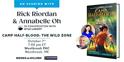An Evening with Rick Riordan & Annabelle Oh | Westbrook Performing Arts Center