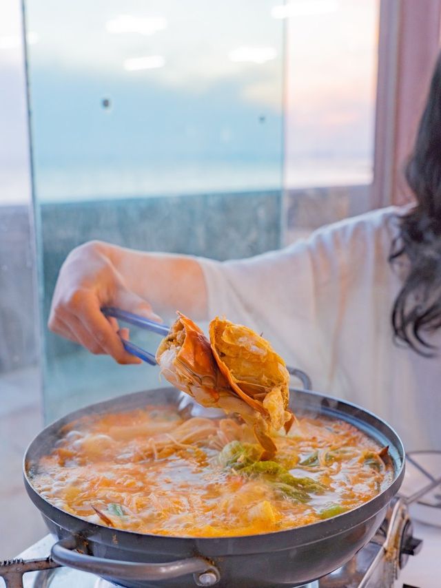 노을 보며 게국지를 먹을 수 있는 태안식당✨