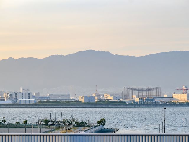 神戸空港2階フロアの景色