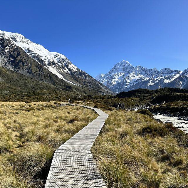 NZ Mt. Cook Hooker Valley Track