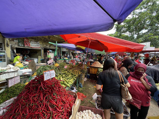 Pasar petani terbuka