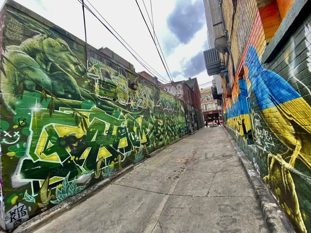 Graffiti Alley at Downtown Toronto