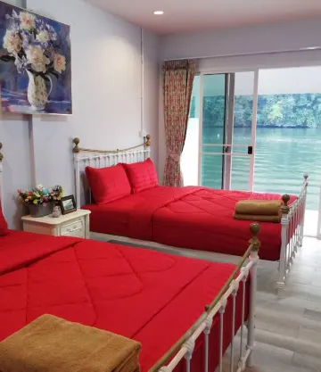 ห้องครอบครัววิวแม่น้ำพร้อมเตียงควีนไซส์