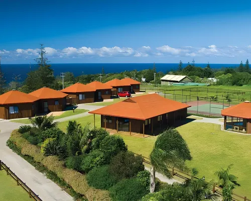 Ocean Breeze Cottages Hoteles en Burnt Pine