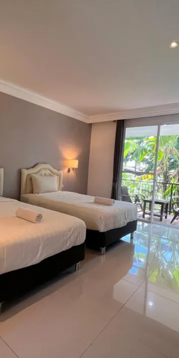 ห้องพร้อม 2 เตียงเดี่ยว