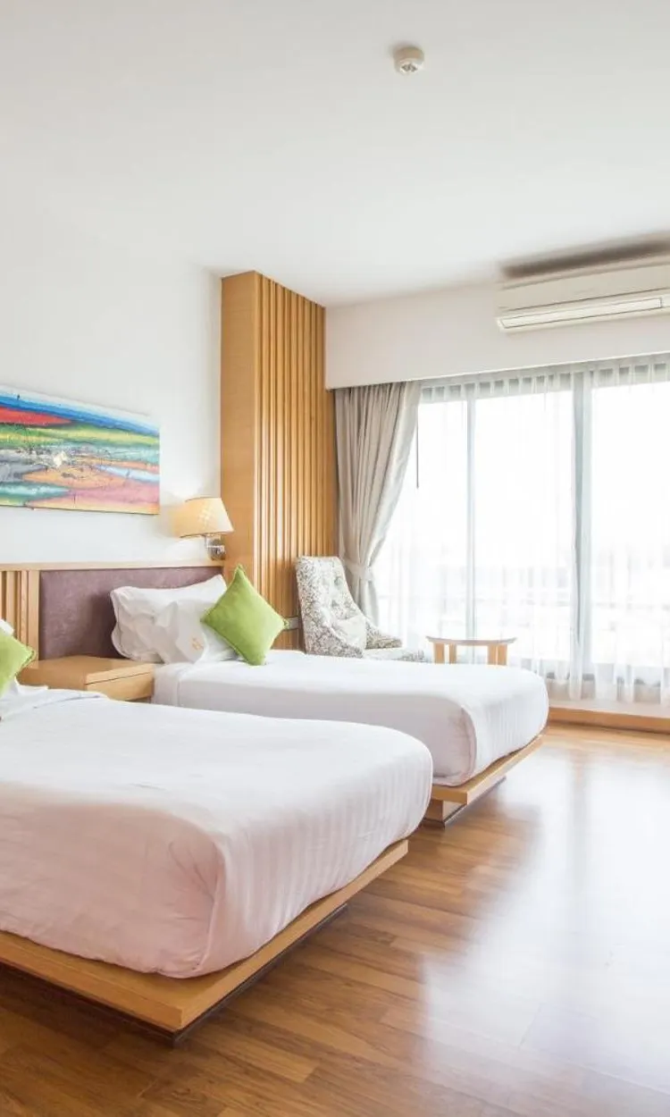 ห้องพรีเมียมเตียงใหญ่หรือเตียงแฝด