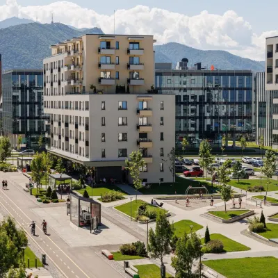 The Alley by Kanopian Hotels near Brasov Train Station