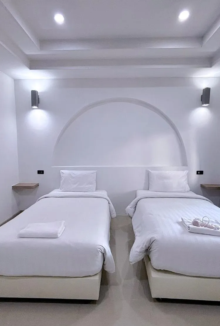ห้องพักเตียงแฝด(santorini)