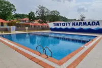 Praveg Tent City Narmada, Statue of Unity - Pools