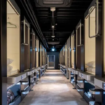 Capsule Hotel Cube Hiroshima Hotels near Atomic Bomb Dome