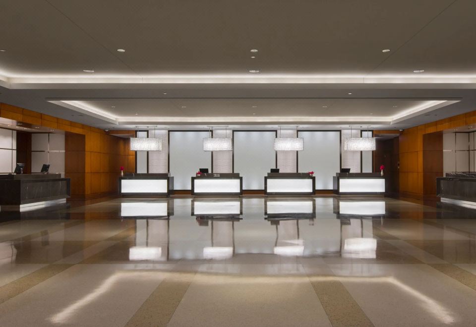 시카고 스카이라인의 야경