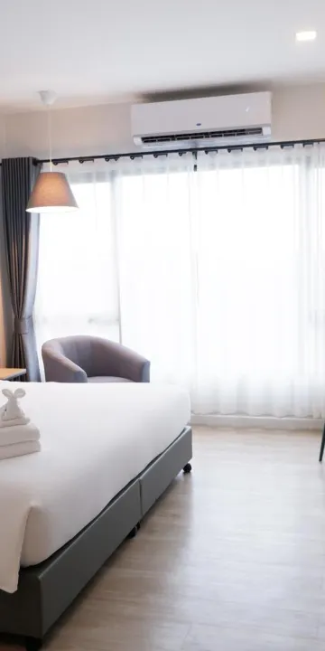 ห้องดีลักซ์หัวมุม(เตียงคิงไซส์)