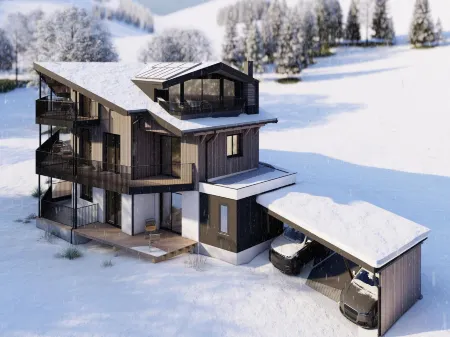 Bergzeit Flat Saalbach Directly on the ski Piste