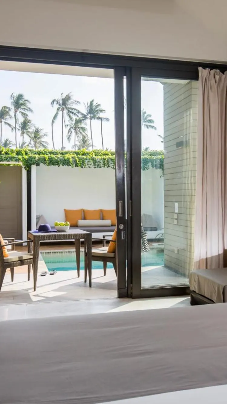 วิลล่าดีลักซ์สระว่ายน้ำสปา พร้อมสระแช่น้ำและซาวน่า